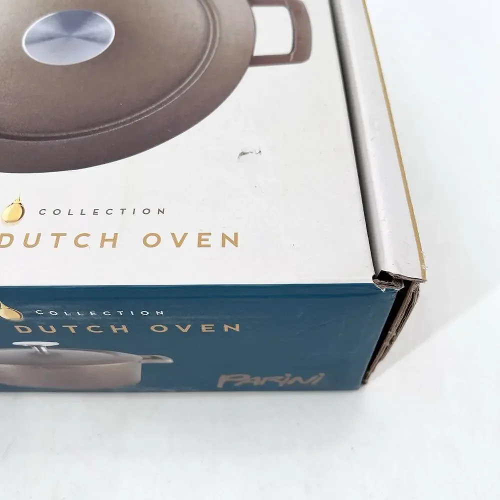 Parini Golden Oil Pre-Seasoned Cast Iron Dutch Oven 2.4 quart
